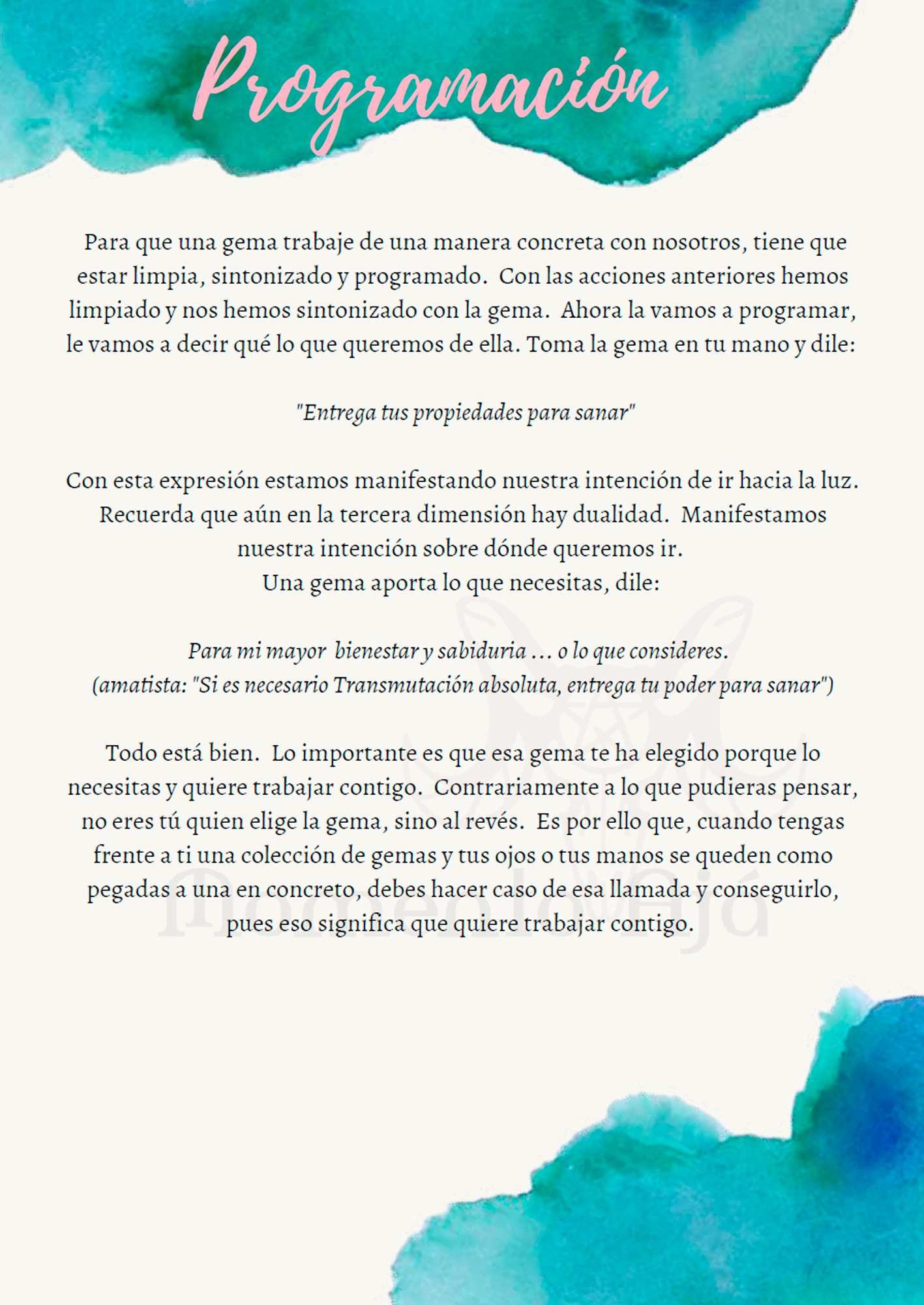 Sanando Chakras con Gemas programacion Momento Ajá