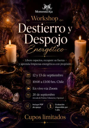 Workshop Destierro y Despojo Energético de Momento Ajá
